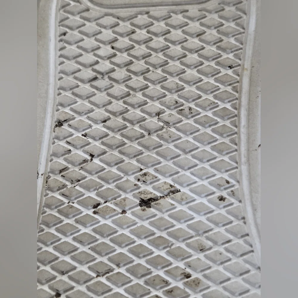 Cole Haan Women's White & Black Leather Leopard-Accent Sneaker Grand Crosscourt - Picture 16 of 16